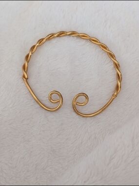 5/$35 Miraculous Ladybug Monkey King Bracelet – Gold Tone Cuff Accessory